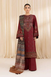 KP1017 - Sapphire 3PC Lawn Embroidered Suit